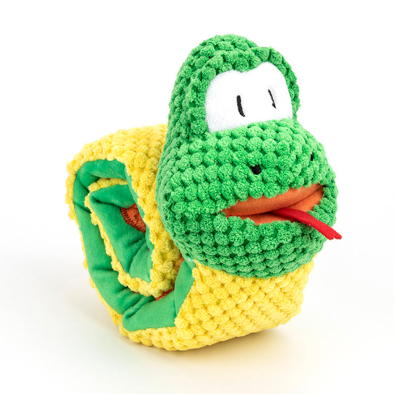 Snake Snuffle Toy Squeaky. Dog Stress Relief Game