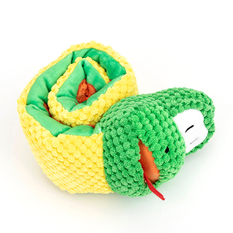 Snake Snuffle Toy Squeaky. Dog Stress Relief Game