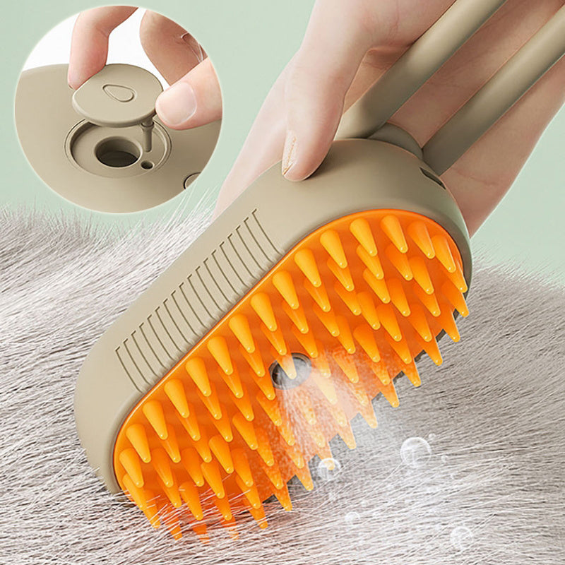 3 In 1 Electric Steam Brushes For Pet Grooming Comb, Hair Removal