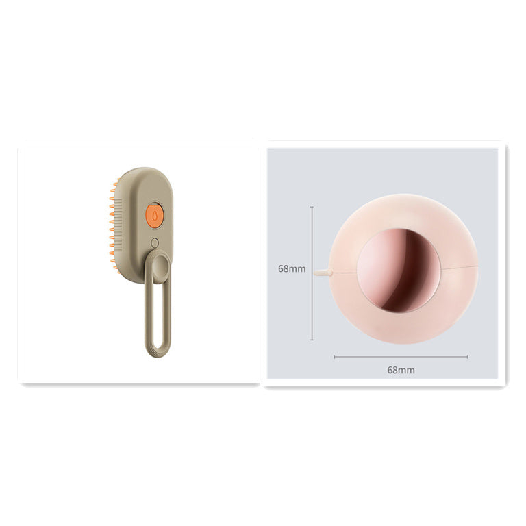 3 In 1 Electric Steam Brushes For Pet Grooming Comb, Hair Removal