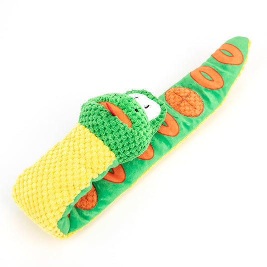 Snake Snuffle Toy Squeaky. Dog Stress Relief Game